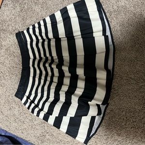 Forever 21 F21 Striped A-Line Mini Skirt